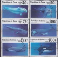 Benin. 1996, Whales. 6v. Michel. 862-67. MNH 20901 - Baleines