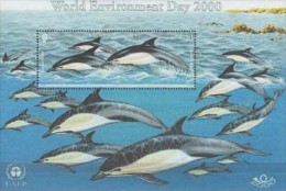 Jersey. 2000, Whales./Dolphin Sheet. 1v. Michel.26  MNH 20910 - Baleines