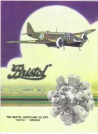 The Bristol Aeroplane Company   -  Plaque Métal 20 X 15 Cms  -  Neuf! - Plaques En Tôle (après 1960)
