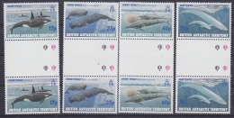 British Antarctic Territory 1996 Whales 4v Gutter ** Mnh (20851) - Neufs