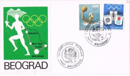 12331. Carta BEOGRAD (Yugoslavia) 1972. Olimpiada. Olimpic Games - Lettres & Documents