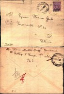 840)lettera Con 50c.occupazione Con Bollo Posta Militare 146 Per Catania Il 6-11-1945 - Occup. Anglo-americana: Sicilia