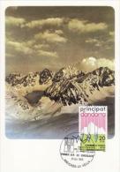 116 - Carte Maximum Andorre 1984 - Lettres & Documents
