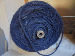 Rouleau De Corde En Fibre De Coco Couleur Bleu Marine - Altri & Non Classificati