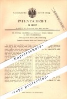 Original Patent - Dr. Georg Calberla Auf Rittergut Hirschfeld Bei Deutschenbora / Nossen ,1881, Kühlapparat Für Brauerei - Nossen