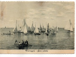 TOSCANA-VIAREGGIO GARE VELICHE  ANIMATA BELLA VEDUTA ANNI 40 50 - Viareggio