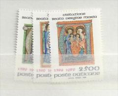 1989 MNH Vaticano, Vatikanstaat, Mi 973-5,  Postfris - Neufs