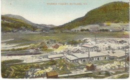 Rutland Vermont, Marble Valley Rock Quarry Buildings, C1900s/10s Vintage Postcard - Rutland