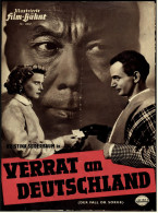 Illustrierte Film-Bühne  -  "Verrat An Deutschland" -  Mit Kristina Söderbaum   -  Filmprogramm Nr. 2637 Von Ca. 1954 - Revistas