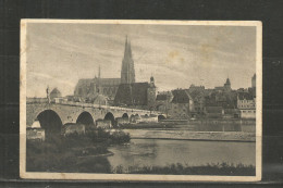 9* REGENSBURG * MIT STEINERNER BRÜCKE * 1919 **!! - Regensburg