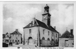 CHATELUS MALVALEIX LA SALLE DES FETES ET L HORLOGE - Chatelus Malvaleix