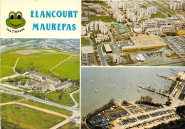 YVELINES  78  ELANCOURT  MAUREPAS  TROIS VUES AERIENNES  CACHET - Elancourt