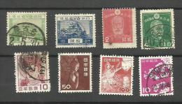 Japon N°191,193,241,242,498,511,539,677  Cote 2.10 Euros - Usati