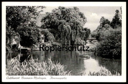 ÄLTERE POSTKARTE LUFTKURORT BEVENSEN-MEDINGEN ILMENAUPARTIE Ilmenau Fluss River Rivière AK Ansichtskarte Cpa Postcard - Bad Bevensen