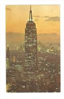 CPSM - USA - New York City  - Empire  State Building At Sunset - 1965. - Empire State Building