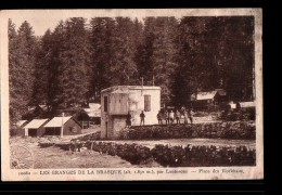 06 LANTOSQUE Les Granges De La Brasque, Place Des Blockhaus, Chasseurs Alpins, Ed BEF 10082, 1936 - Lantosque