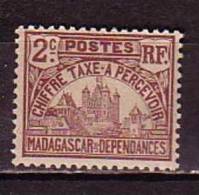 M4541 - COLONIES FRANCAISES MADAGASCAR TAXE Yv N°8 ** - Strafport