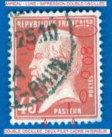 1923 / 26   N° 175a + D  PASTEUR  OBLITÉRÉ - Used Stamps