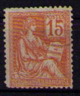 FRANCE 1900-1901 TYPE MOUCHON DE 15 CENTIMES ORANGE Yvert Nº 117 - Unused Stamps