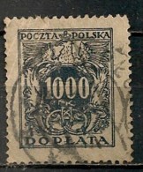 Timbres - Pologne - Service - Taxe - 1923 - 1000 D - - Oficiales