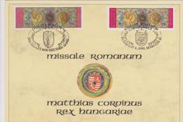 2492HK Missale Romanum Herdenkingskaart Hongarije-Carte Souvenir Hongrie  1993 - Souvenir Cards - Joint Issues [HK]