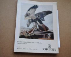 1995 CHRISTIE'S Atlases VALUABLE NATURAL HISTORY Travel Books MAPS Illustré CATALOGUE - Andere & Zonder Classificatie