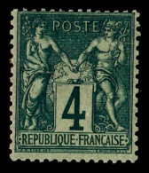 France N°63 - Très Légère Trace De Charnière. TB - 1876-1878 Sage (Type I)