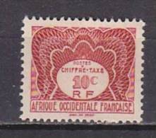 M4189 - COLONIES FRANCAISES AOF TAXE Yv N°1 ** - Unused Stamps