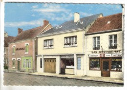 CPSM LA FRESNAYE SUR CHEDOUET (Sarthe) - Le Bar Tabac - La Fresnaye Sur Chédouet