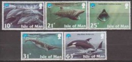 Isle Of Man. 1998, Whales.5v. Michel.758-62  MNH 20916 - Baleines