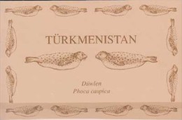 Turkmenistan. 1993, Whales. Booklet.12v. Michel.30-35  MNH 20917 - Baleines