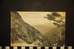 CP, 09, Environs D'AX Les THERMES Les Montagnes D'ORLU Du Chemin Du Lac De Naguilles Voyagé En 1927 - Other & Unclassified