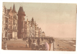 Belgique - Flandre Occidentale -oostende - Ostende - La Digue Animée 1912 - Oostende