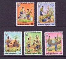 TOGO 1982 SCOUTISME  YVERT N°1066-A467/70  OBLITERE - Gebraucht