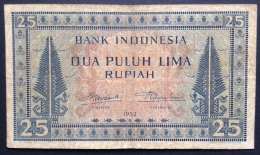 INDONESIA. 25 Rupiah 1952. - Indonesië