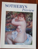 1997 CHRISTIE'S PREVIEW Fine Art PAINTINGS Silver FURNITURE Porcelain Illustré - Sonstige & Ohne Zuordnung