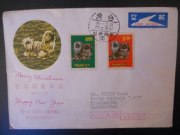 Taiwan Lettre De Chang-hing-sin-tsun Pour Tananarive - Brieven En Documenten