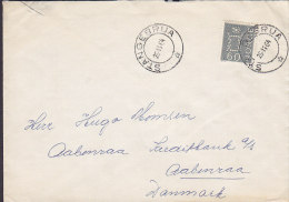 Norway Deluxe STANGEBRUA 1964 Cover Brief AABENRAA Denmark - Briefe U. Dokumente