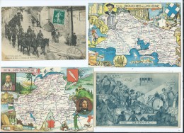 Lot CPA -CPSM -CM -  66 Cartes Divers - 5 - 99 Postcards