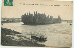 DEP 78 LE PECQ LE PONTON DU TOURISTE ET L'ILE CORBIERE - Le Pecq