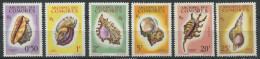 140 COMORES 1962 - Coquillage (Yvert 19/24) Neuf ** (MNH) Sans Trace De Charniere - Ongebruikt