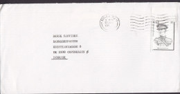 Ireland BAILE ATHA 1990 Cover Lettre To Denmark Statesman Michael Collins Stamp - Covers & Documents