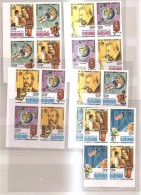 60906) Cent. Del Telefono E 9° Gior.mond. Delle Telecomunicazioni1977- 2 S. Comp.del N.703--08-+aerea  Non Dentellati - Unused Stamps