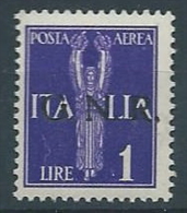 1944 RSI GNR VERONA POSTA AEREA 1 LIRA MNH ** - S2-3 - Poste Aérienne