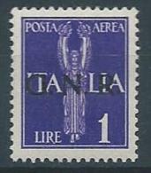 1944 RSI GNR VERONA POSTA AEREA 1 LIRA MNH ** - S2-4 - Luftpost