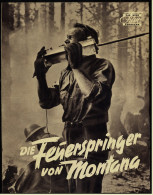 Das Neue Film-Programm Von Ca. 1952  -  "Die Feuerspringer Von Montana"  -  Mit Richard Widmark , Constance Smith - Magazines