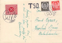 I9986 - Yugoslavia / Czechoslovakia (1936) Rab - Susak / Hrochuv Tynec - Postage Due