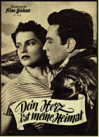 Illustrierte Film-Bühne  -  "Dein Herz Ist Meine Heimat" -  Mit Inge Egger  -  Filmprogramm Nr. 2122 Von Ca. 1953 - Zeitschriften