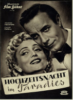 Illustrierte Film-Bühne  -  "Hochzeitsnacht Im Paradies" -  Mit Johannes Heesters  -  Filmprogramm Nr. 931 Von Ca. 1949 - Magazines