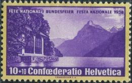SW0179 Switzerland 1938 Lake Scenery 1v MNH - Unused Stamps